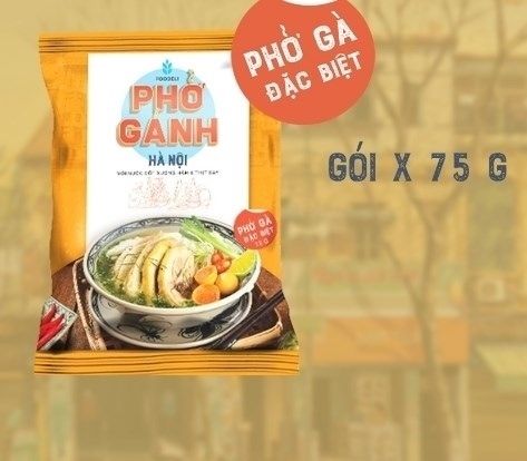Phở Gánh Hà Nội hương vị gà 75g (24 gói/thùng)