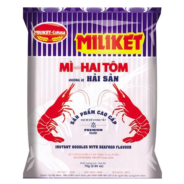 Mì kraft vị hải sản cao cấp 75g x 30 gói