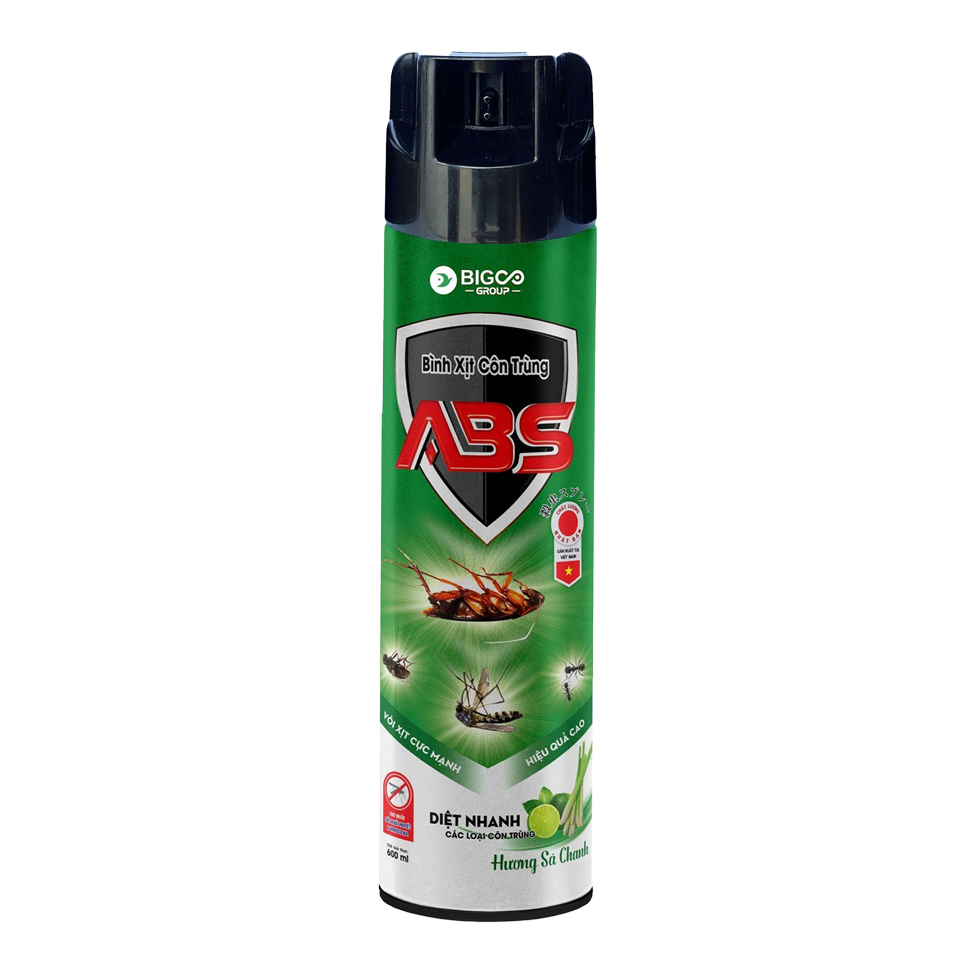 Bình xịt côn trùng ABS Hương Sả Chanh 600ml