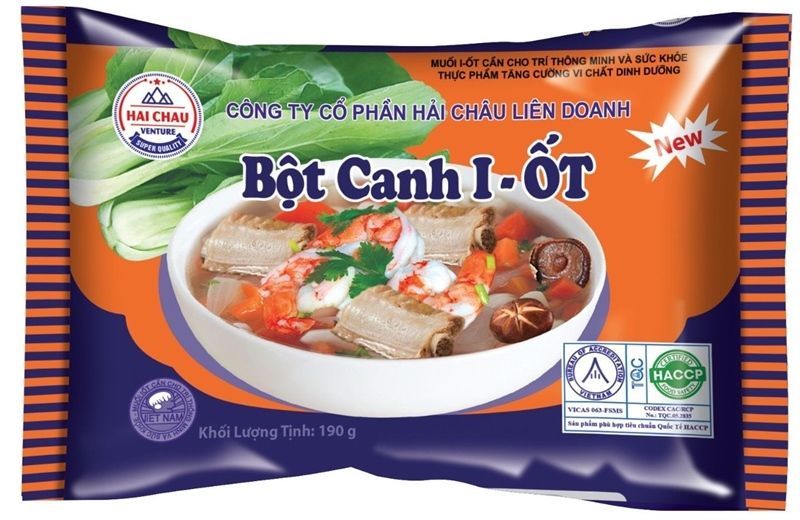 Bột canh I- ốt 190g (50 gói/ thùng)