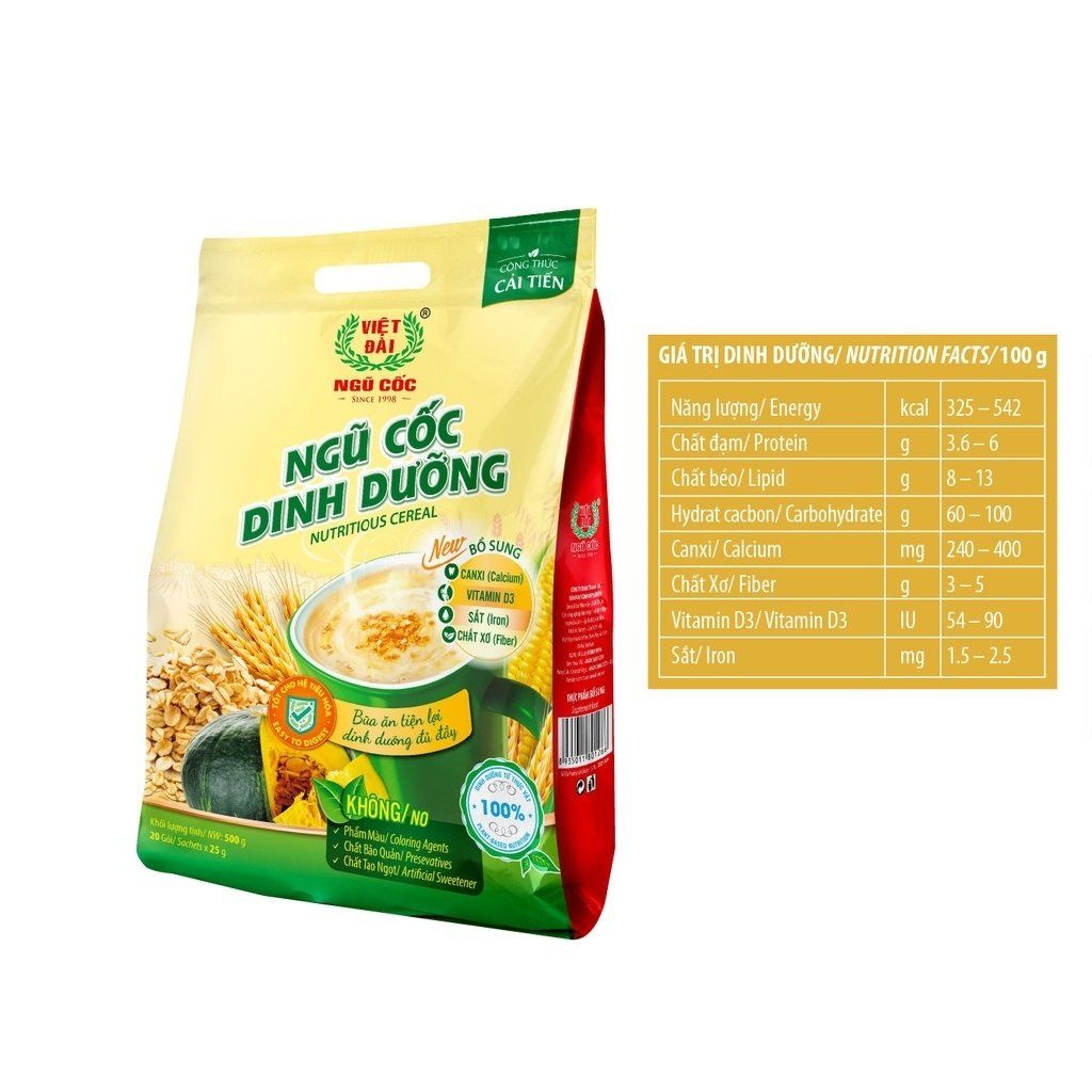 Ngũ cốc dinh dưỡng VĐ 500gr