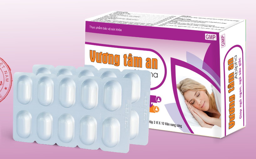 Vương tâm an (hộp 3 vỉ x 10 viên - 120 hộp/thùng)