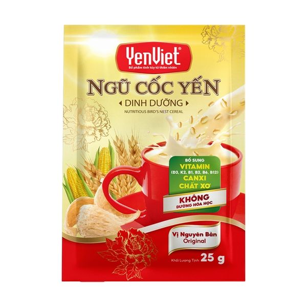 Ngũ Cốc Yến Dinh Dưỡng Hương Tự Nhiên 25grx10