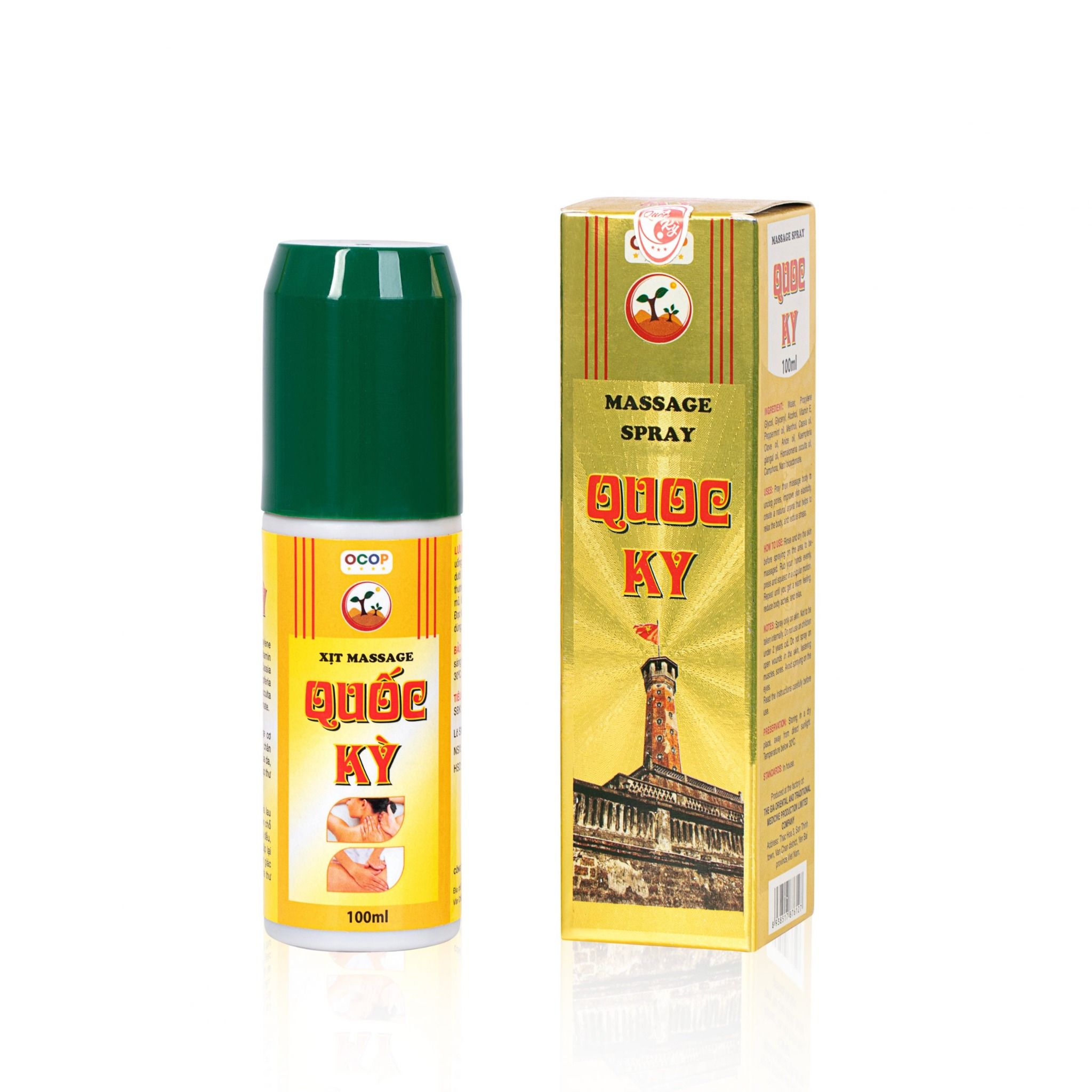 Xịt Massage quốc kỳ