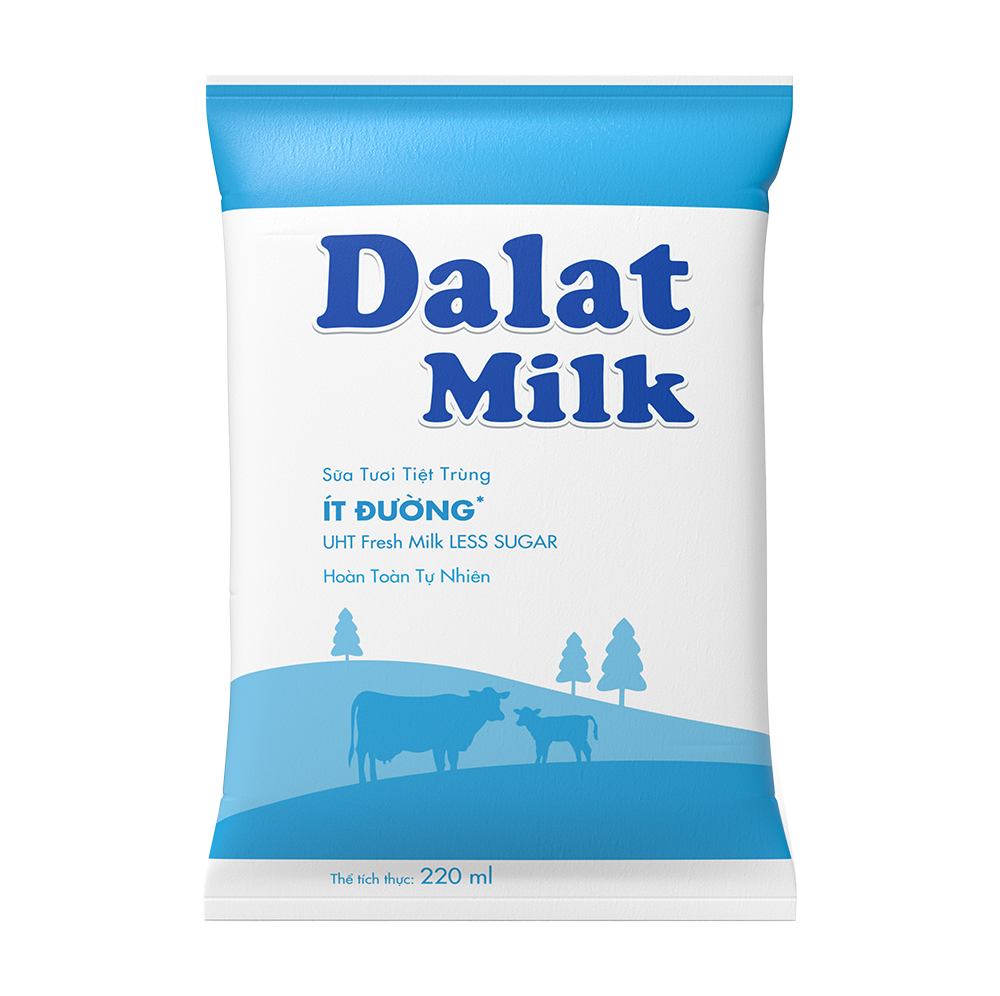 STTT Dalat milk ít đường 220mlx48