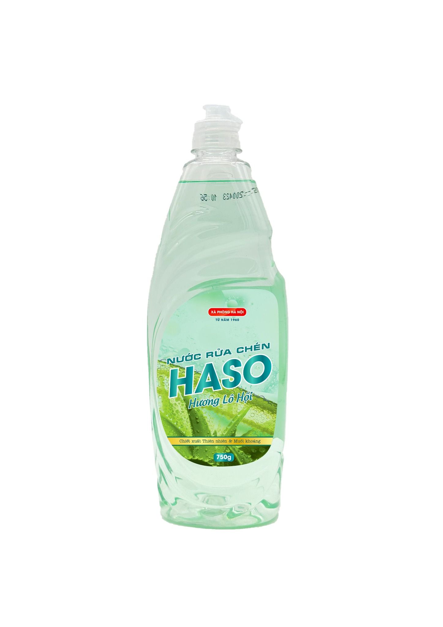Nước rửa chén Haso hương lô hội chai 750gr