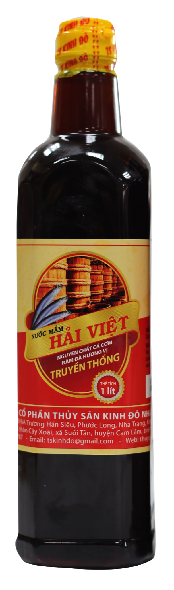 Nước mắm Hải Việt chai pet 1L,15 đạm (12 chai/ thùng)
