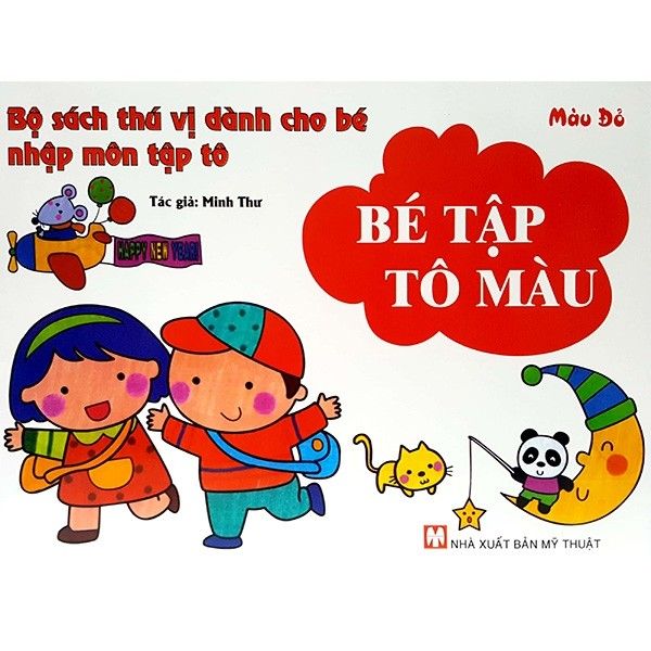 Bé tập tô màu thú vị - Màu đỏ