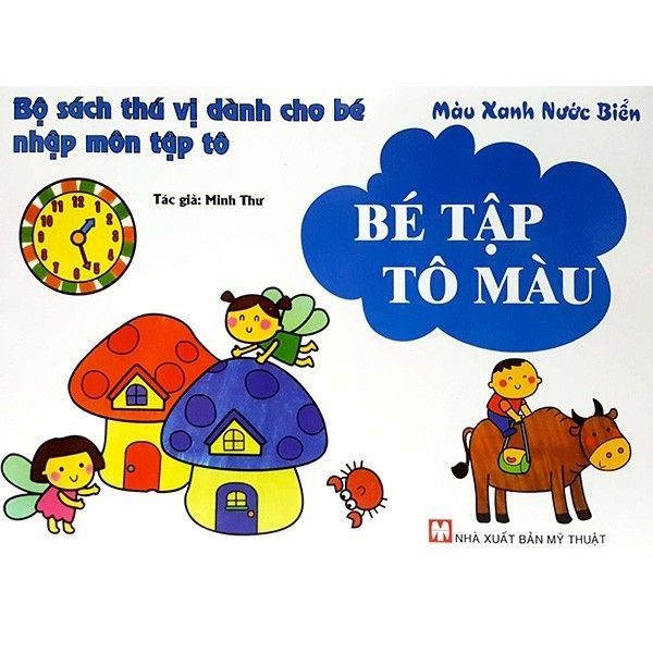 Bé tập tô màu thú vị - Màu xanh nước biển