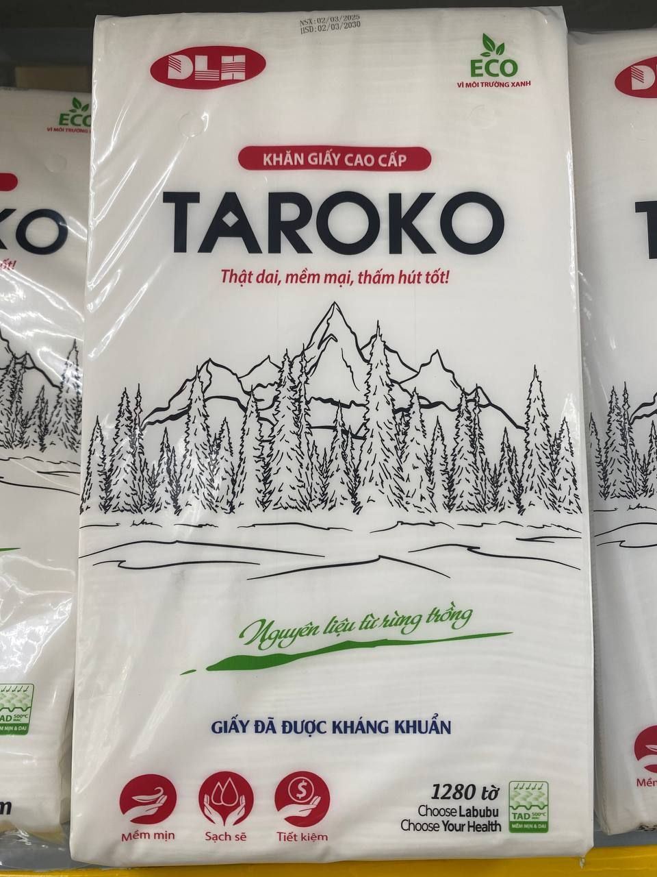 Khăn rút treo tường Taroko 1280 tờ