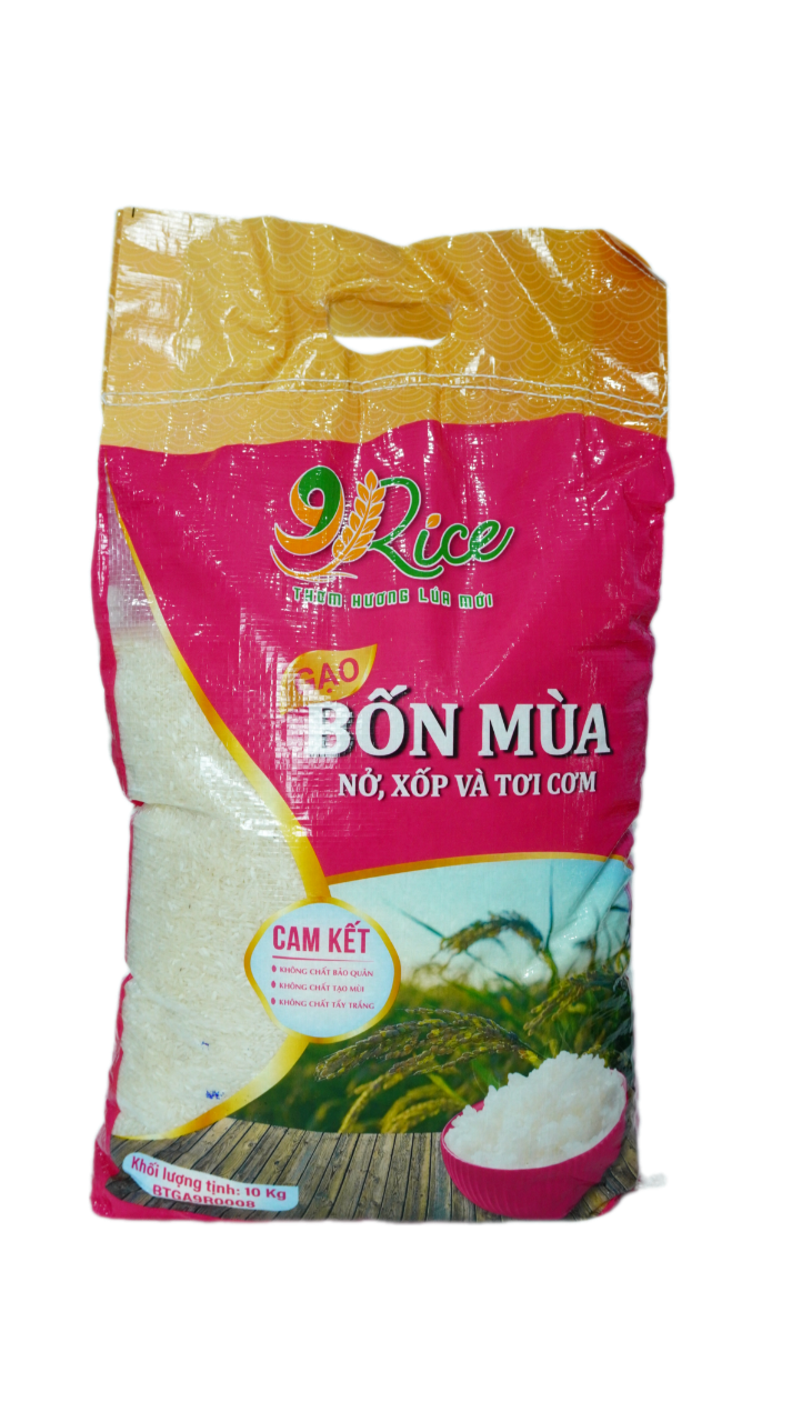 Gạo 9Rice Bốn Mùa 10kg
