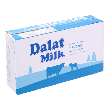 Sữa Dalat milk ít đường 110ml x 48