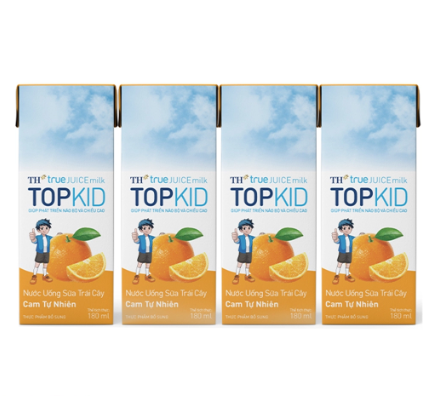 SCUTT Cam TOPKID 180ml lốc x 12