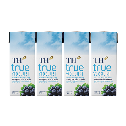 SCUTT Việt Quất TH true YOGURT 180mlx48