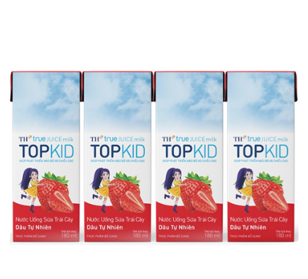 Nước STC Dâu TOPKID 180mlx48