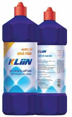 Nước tẩy nhà tắm Kliin 1.8kg (8 chai/thùng)
