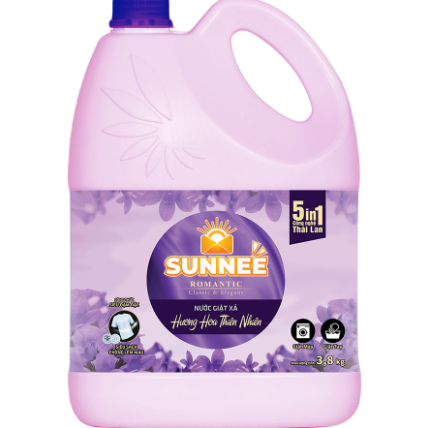 Nước giặt xả Sunnee Luxury Can 3,8kg
