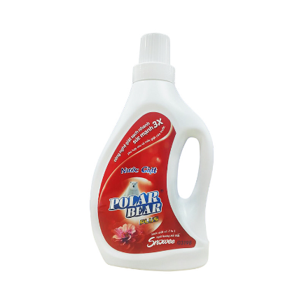 Nước giặt Polar Bear Plus 2kg (8 chai/thùng)