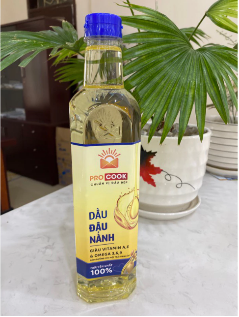 Dầu Đậu Nành Procook 900ml (12 Chai/Thùng)