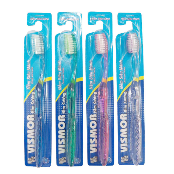 Bàn chải đánh răng Vismor cước xoắn (72 cây/Thùng)