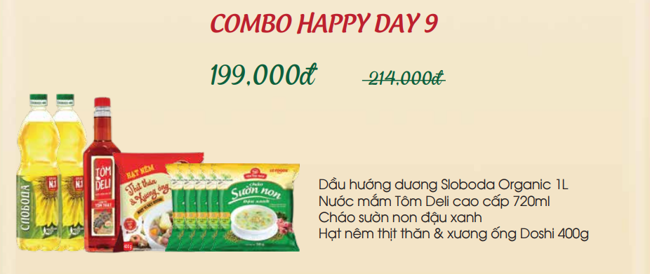 COMBO HAPPY DAY 9