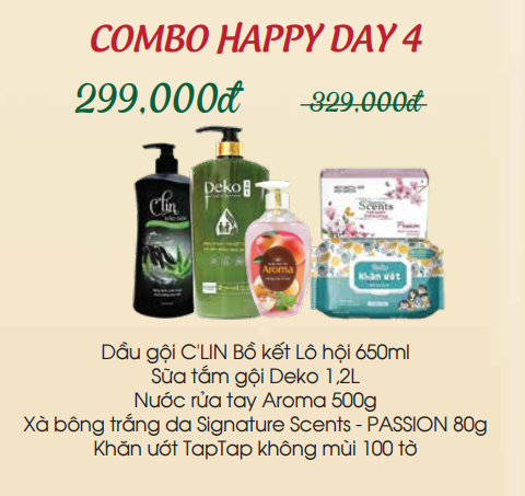 COMBO HAPPY DAY 4