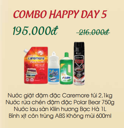 COMBO HAPPY DAY 5
