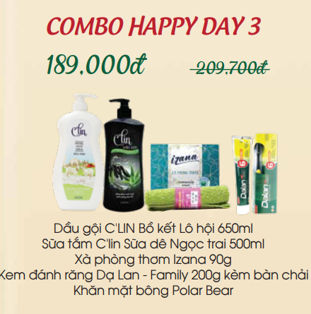 COMBO HAPPY DAY 3