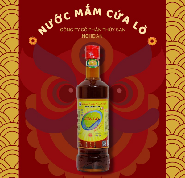 Combo 6: 01 nước mắm Cửa Lò CL58 chai 500ml + 01 chai nước chấm cá cơm Cửa Lò CL22 chai 700ml