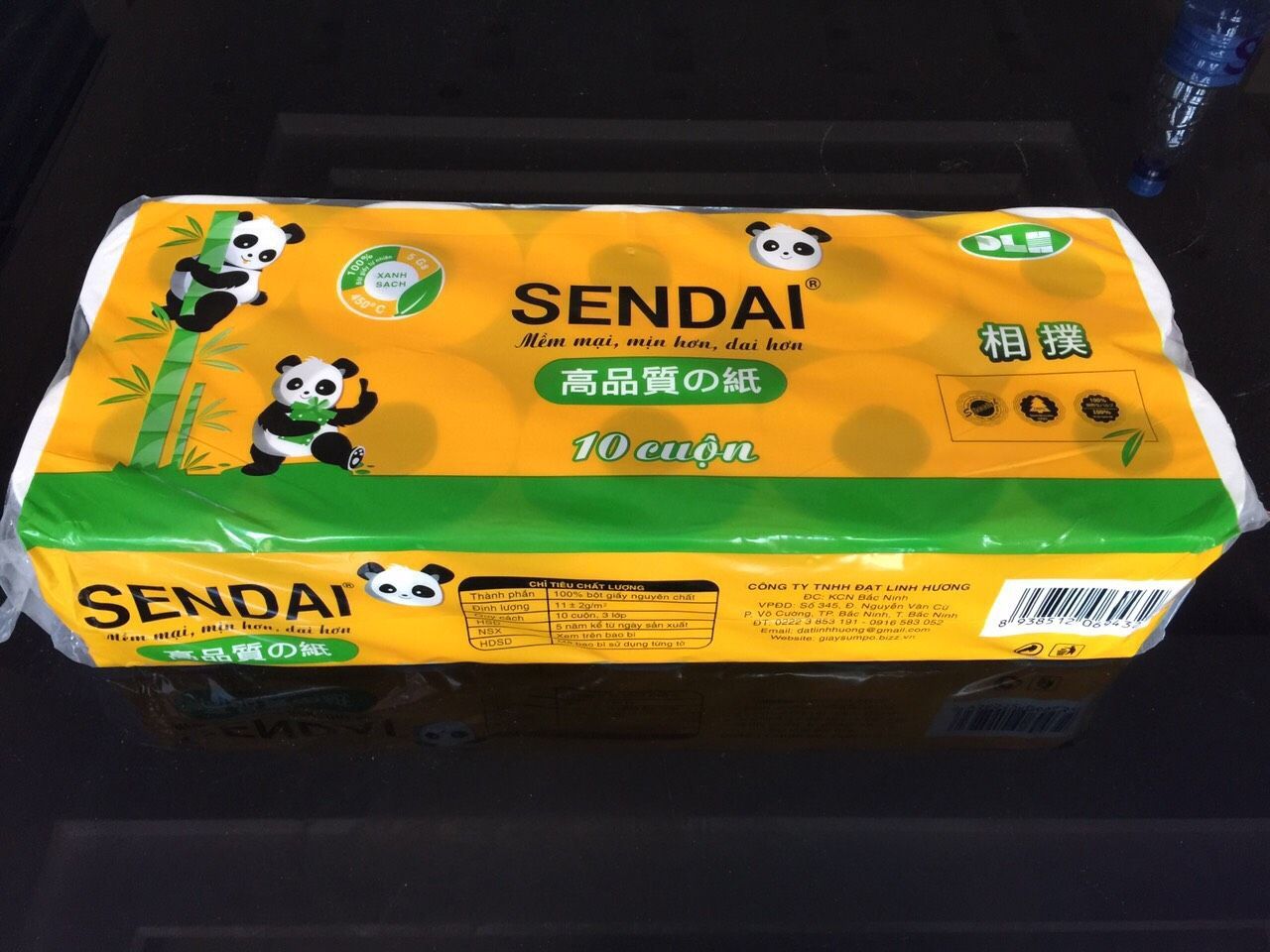 GVS Sendai 10 cuộn 3 lớp x 800g