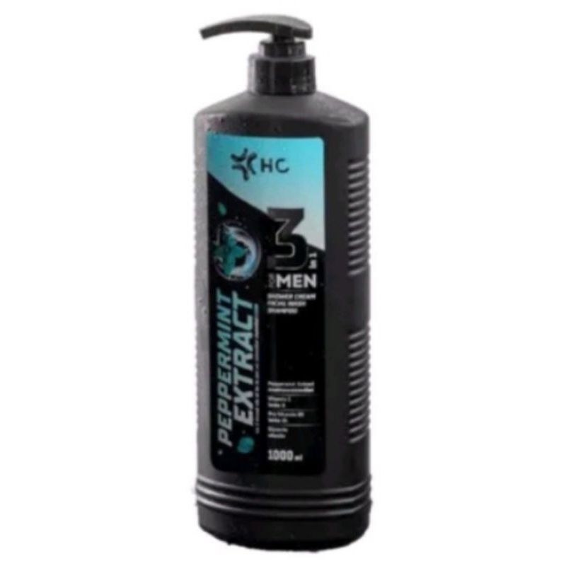 Sữa Tắm Hc - 3 In1 For Men Peppermint Xtract - 1000Ml
