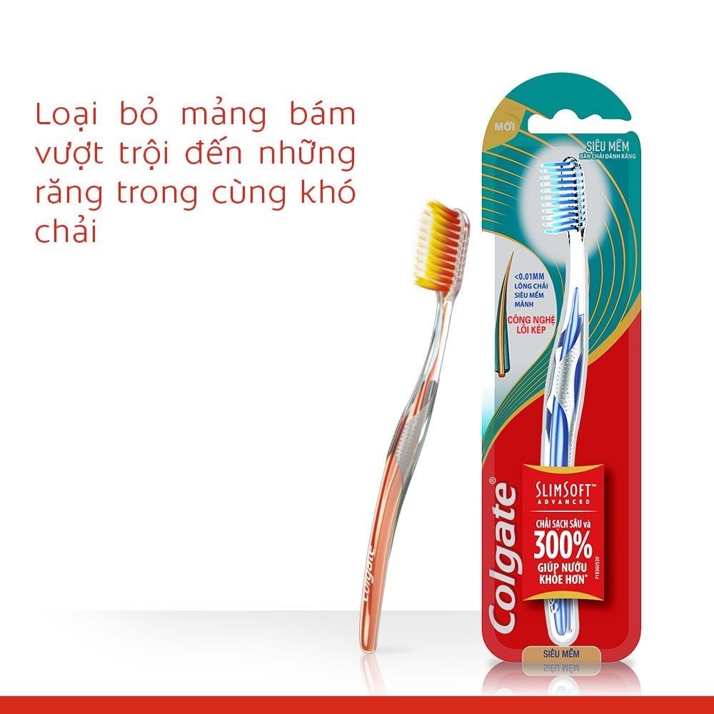 Bàn chải đánh răng Slimsoft Advanced CHX Single _VN(IDT)*12