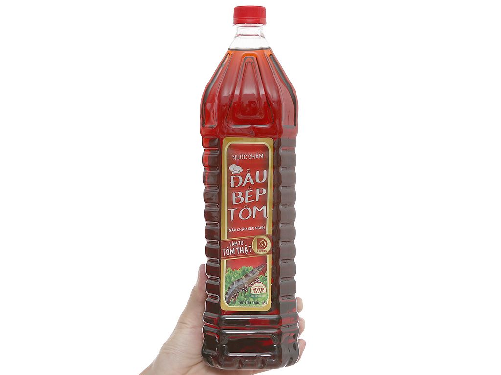 Nước chấm Đầu Bếp Tôm Cao cấp 08chai x 1.8l