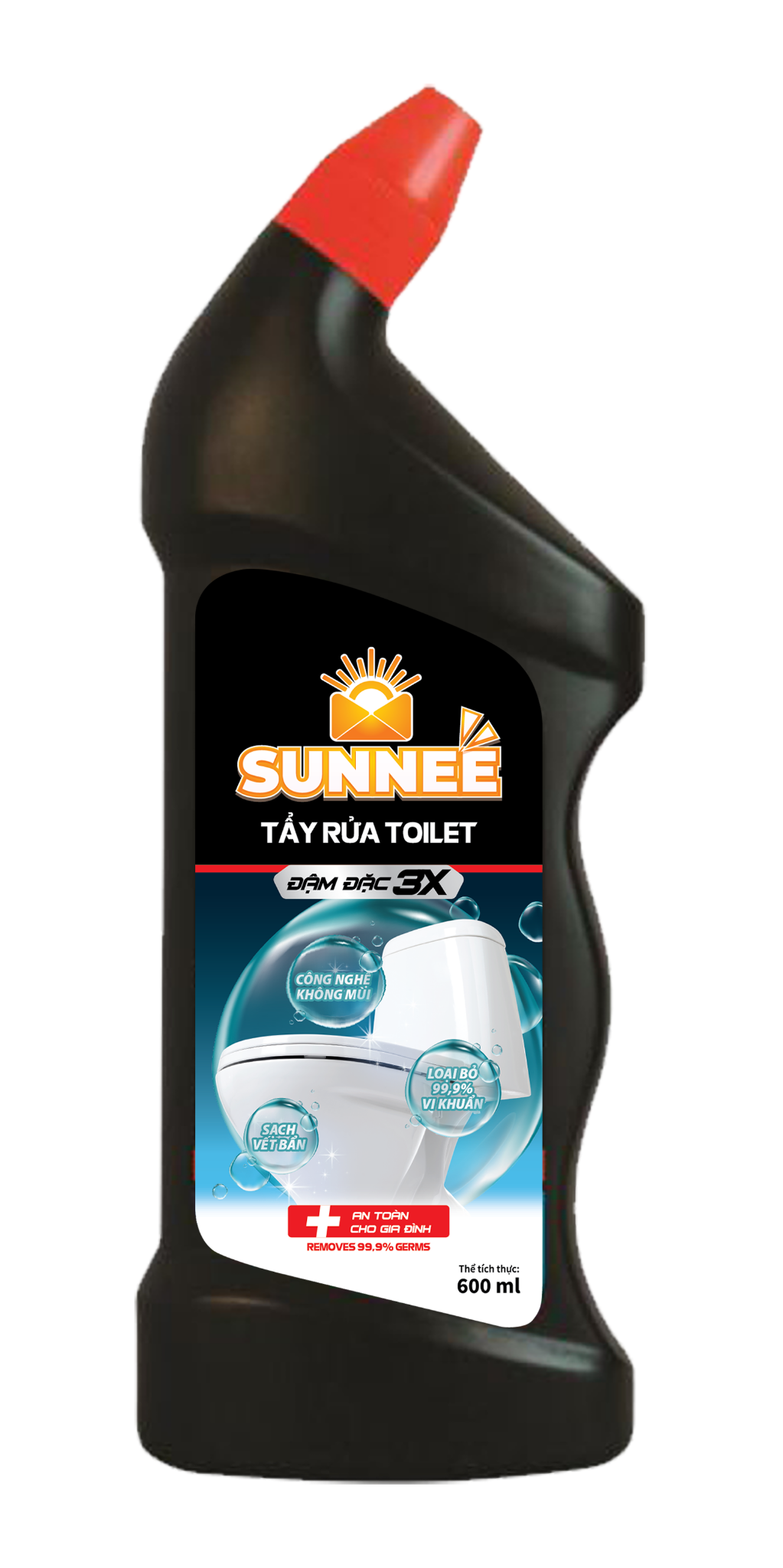 Nước Tẩy Toilet Sunnee Đậm Đặc Chai 600ml