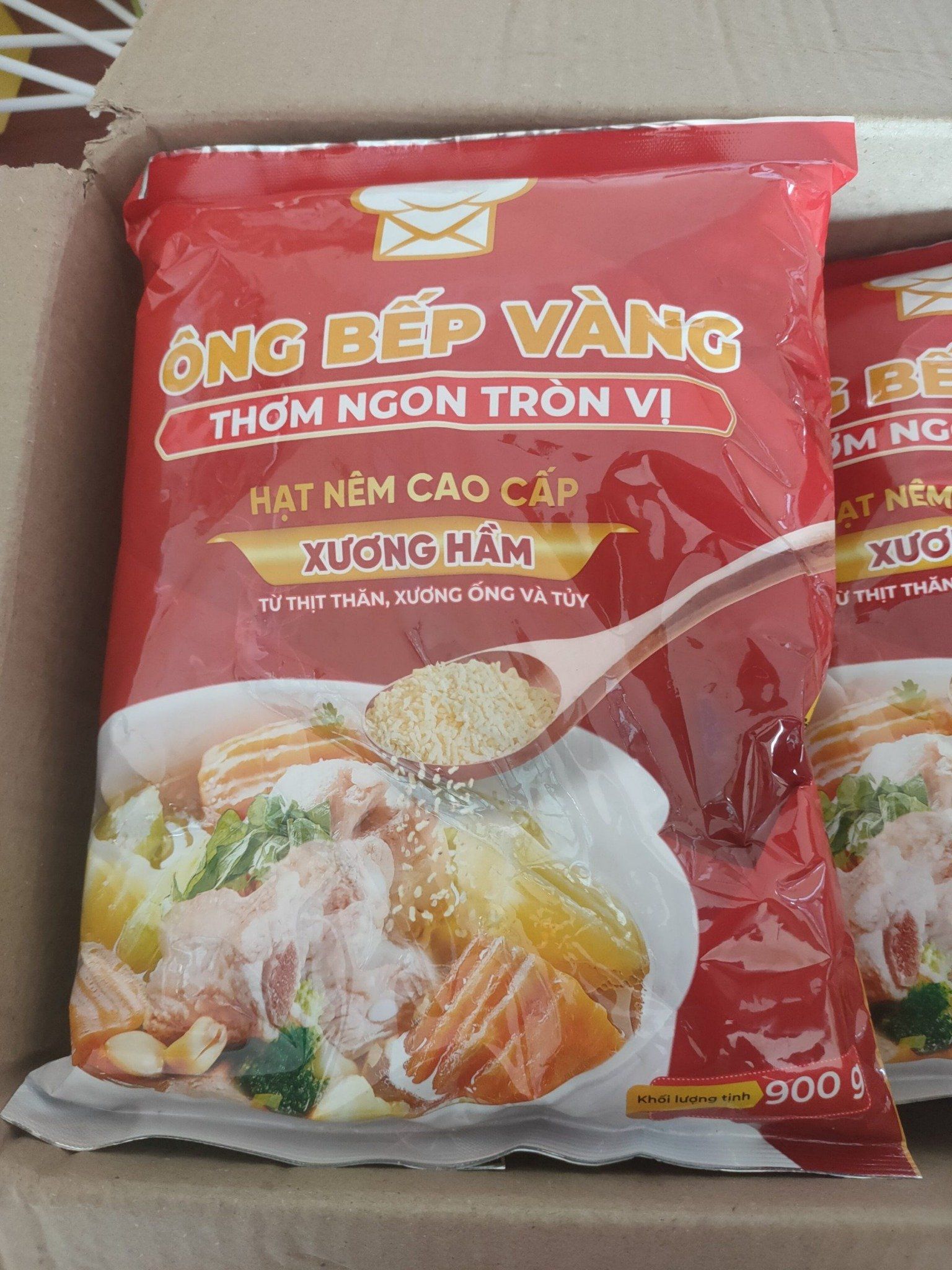 Hạt nêm xương hầm Ông Bếp Vàng gói 900g