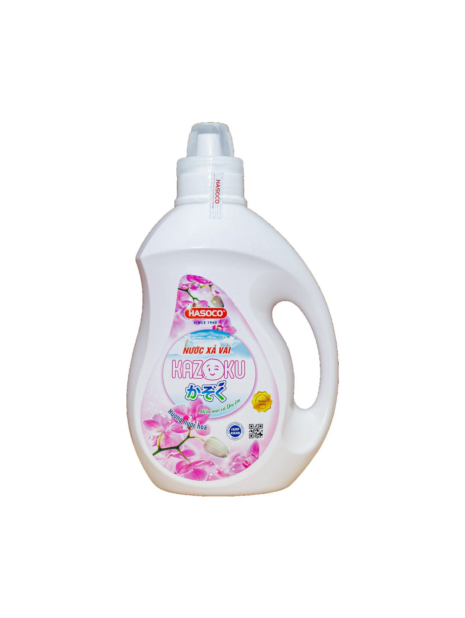 Nước xả vải KAZOKU hương nước hoa 2kg (6c/thùng)