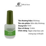 Kiềm dầu Vinimay chính hãng - Primer giữ sơn gel bám bền lâu BentBeauty