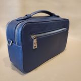 Navy Epi Leather Clutch