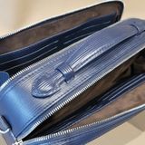 Navy Epi Leather Clutch