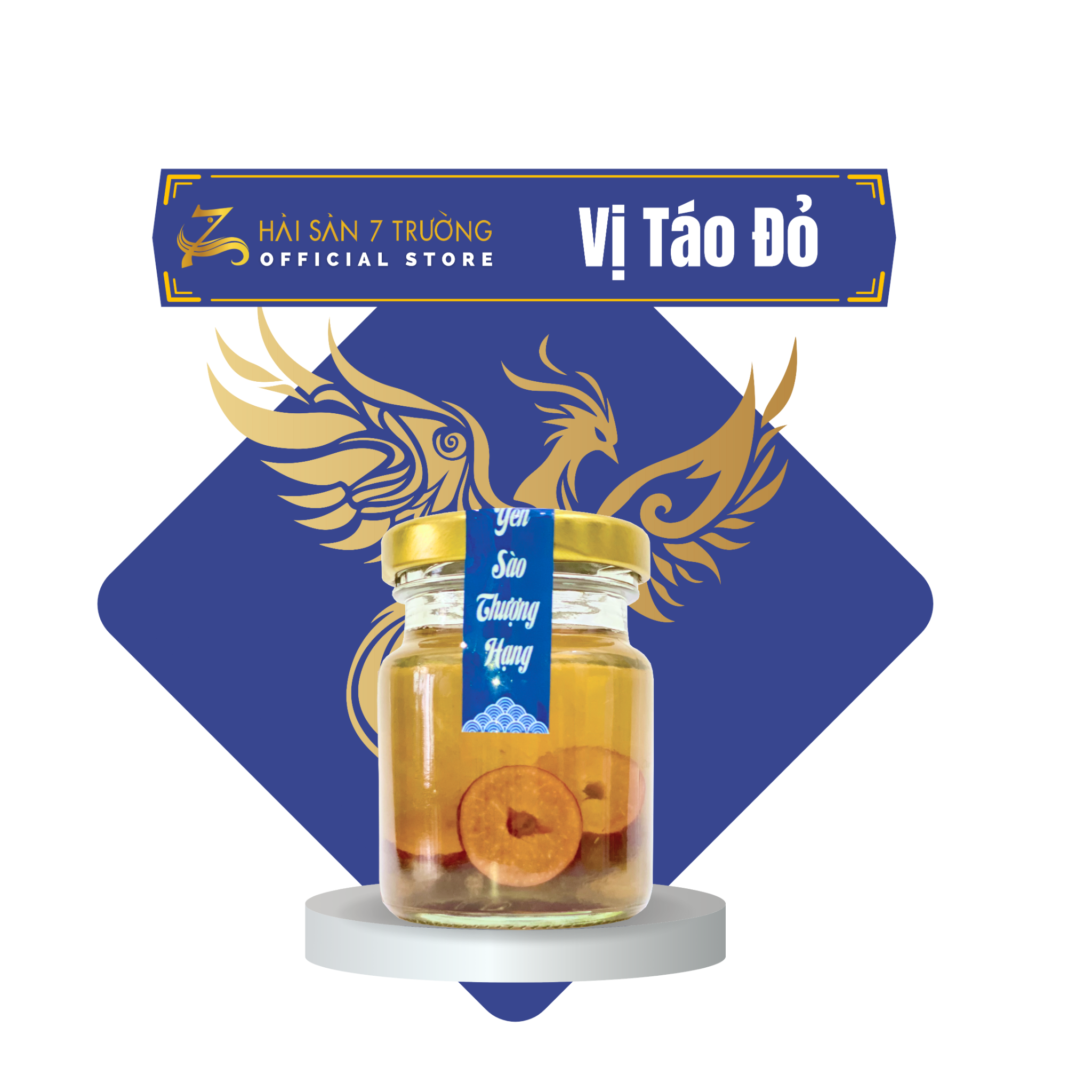 Yến chưng nguyên chất - Vị Táo Đỏ - Quà tặng không bán
