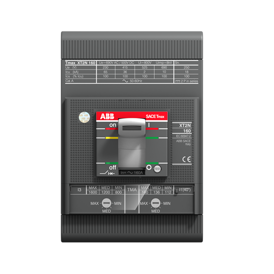 Cầu dao tự động dạng khối ABB MCCB XT2N 3P 10A 36KA