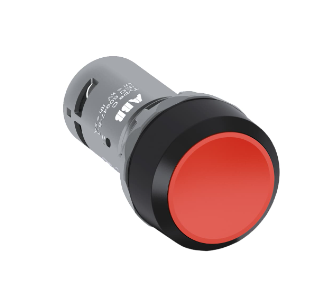 Nút nhấn của công tắc CP1-10R-01 nhựa màu đen 1 NC đỏ