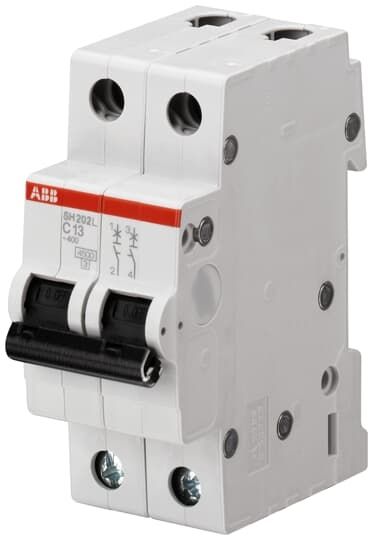 Cầu dao tự động MCB ABB 2P 6A 4.5KA (SH202L-C6)