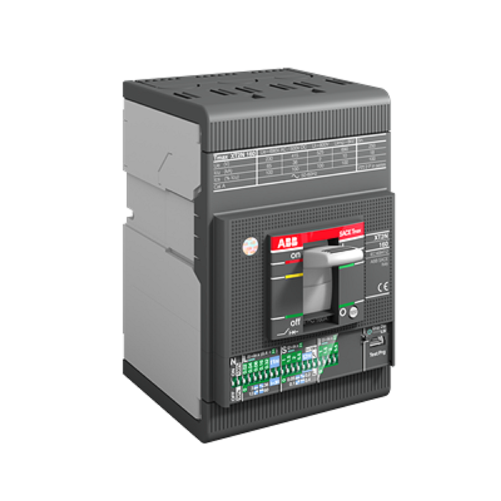 Cầu dao tự động dạng khối XT2N 63A 3P 36KA Ekip LS/I