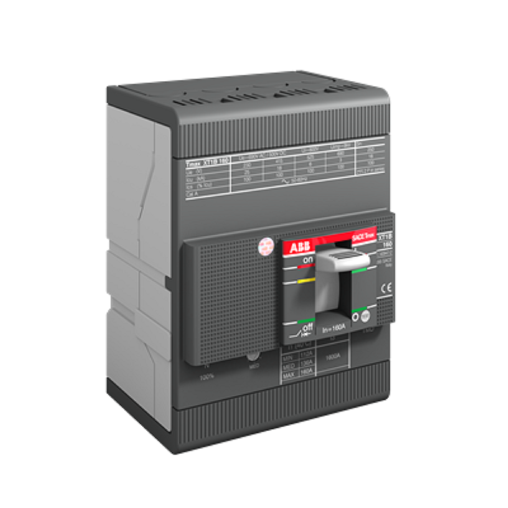 Cầu dao tự động dạng khối ABB MCCB XT1B 4P 160A 18KA