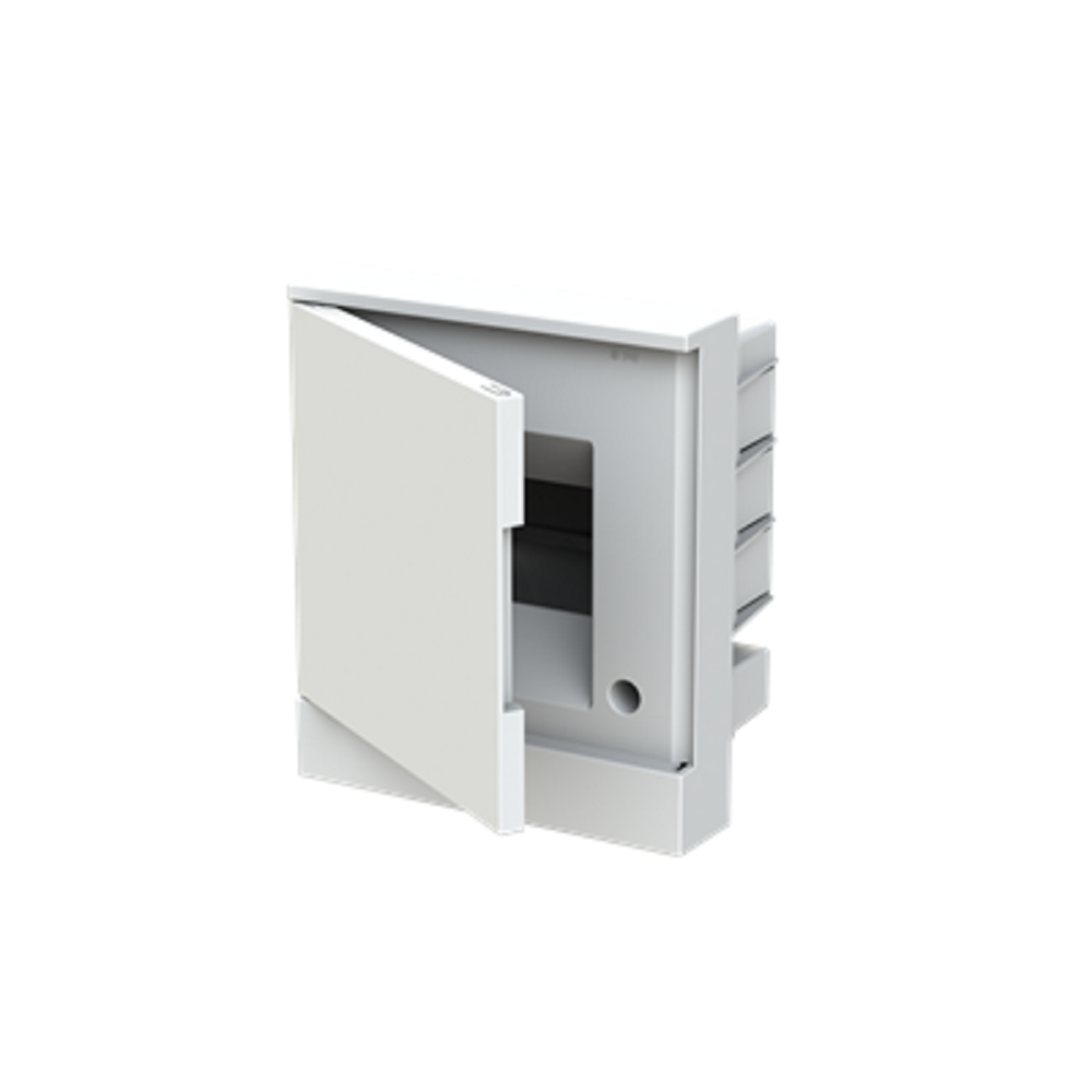 Tủ điện màu trắng cửa trắng 36 đường Basic E âm tường