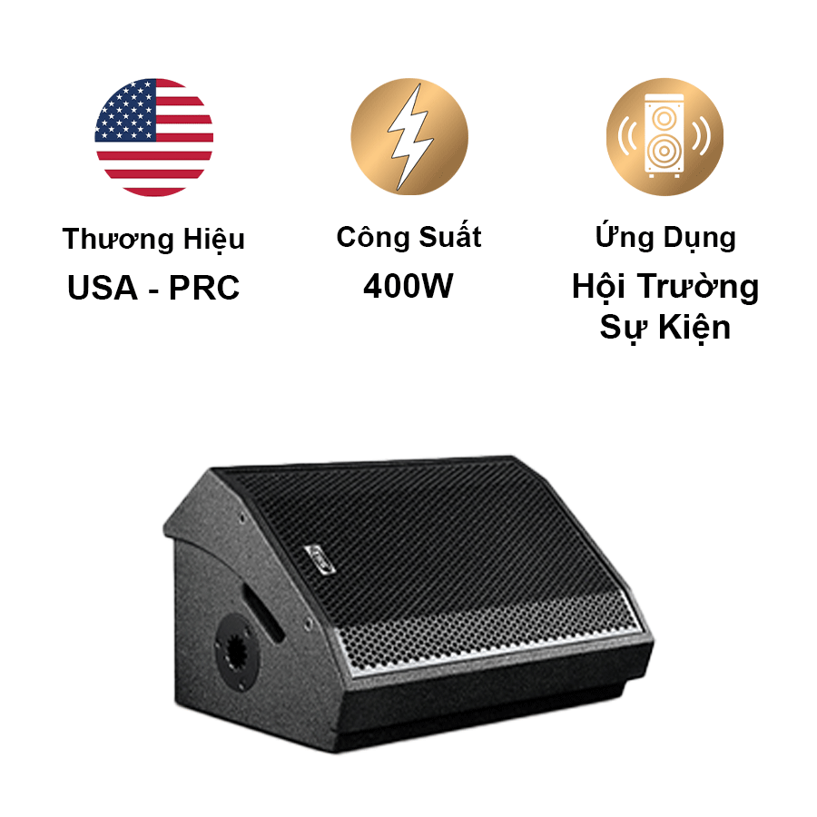 Loa Monitor Liền Công Suất TRS M-12AMP