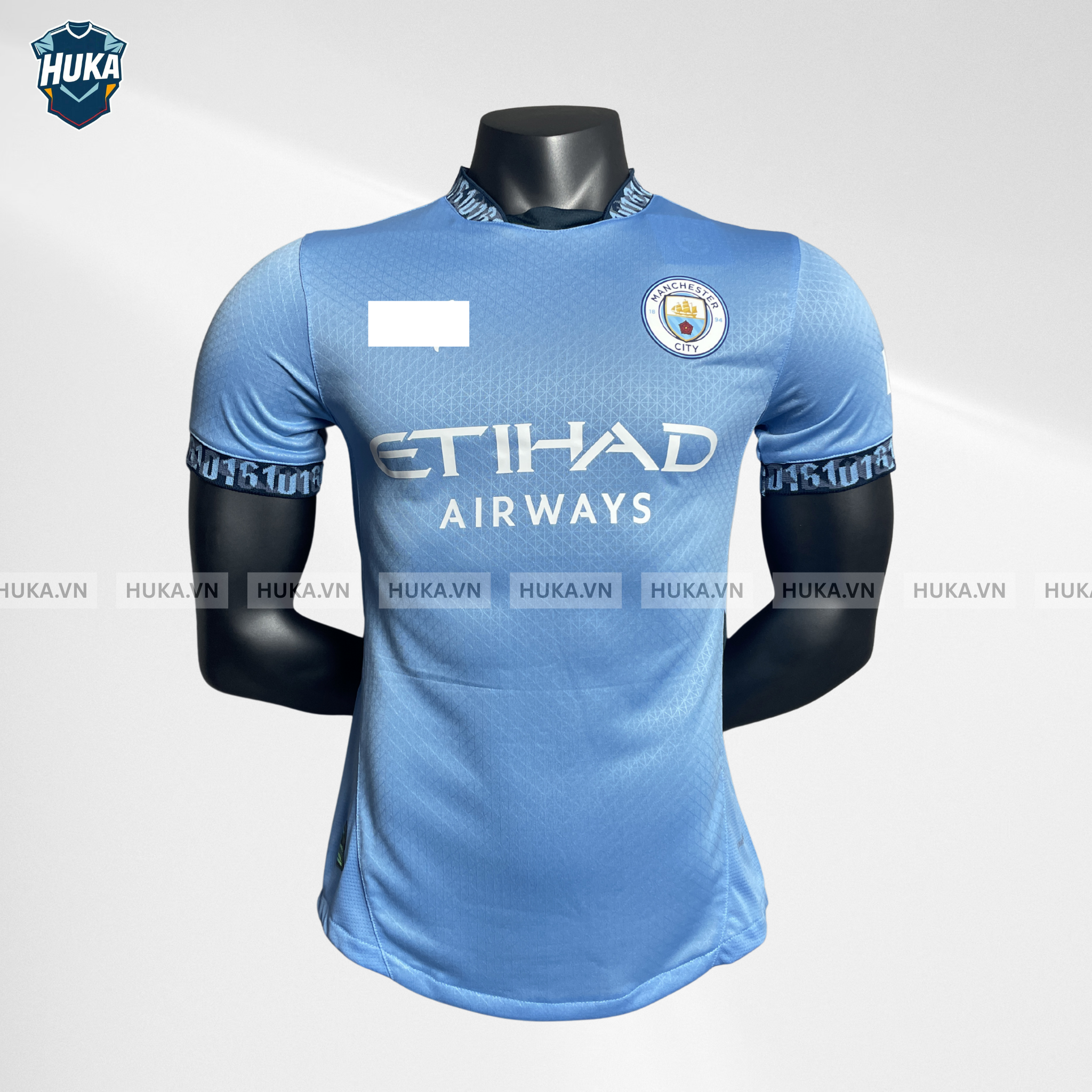 Áo Manchester City sân nhà xanh 24/25 bản Player