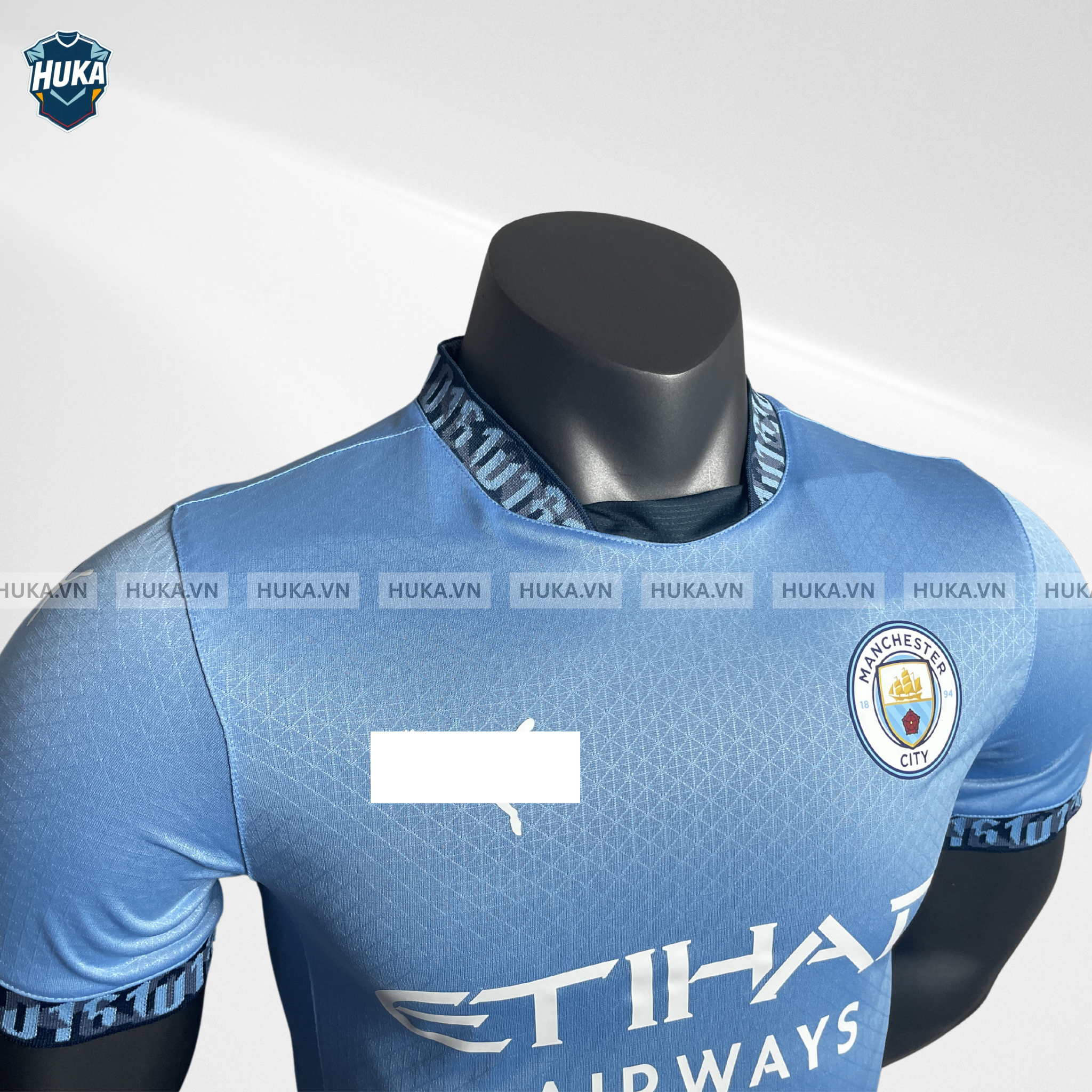 Áo Manchester City sân nhà xanh 24/25 bản Player