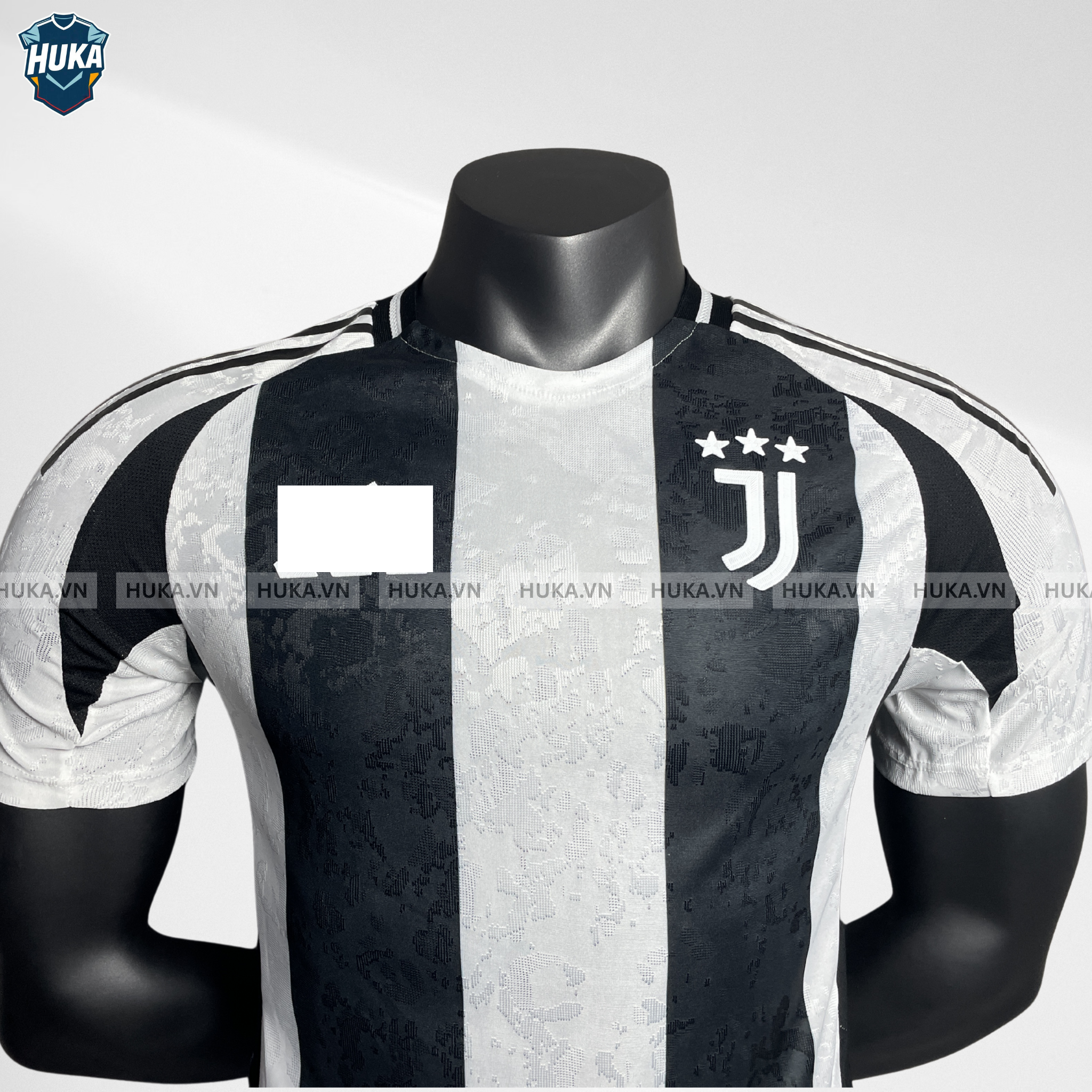 Áo Juventus sân nhà trắng đen 24/25 bản Player
